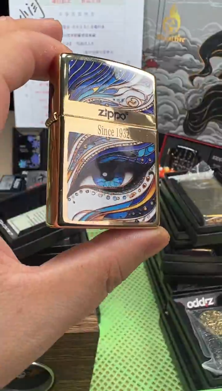 铜望穿秋水-双面商标起源镜面镀金