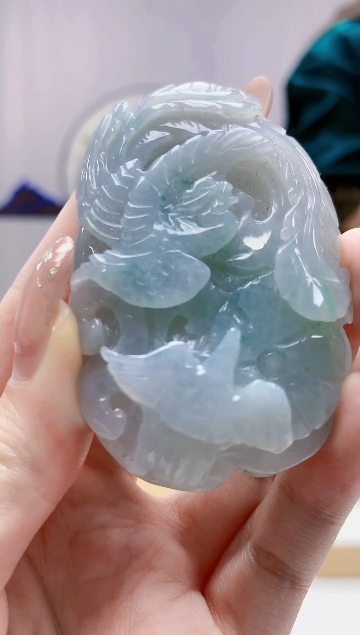 未镶嵌定制翡翠4829jw-毛货挂件78