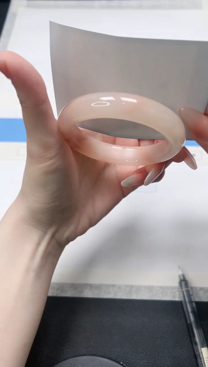 【闪购商品】石英质玉手镯未镶嵌46/桃花56.2