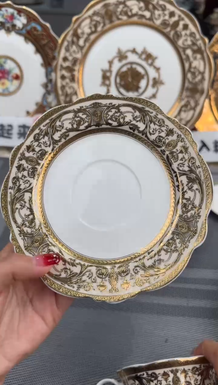 【闪购商品】瓷片6英寸咖啡底碟  6个