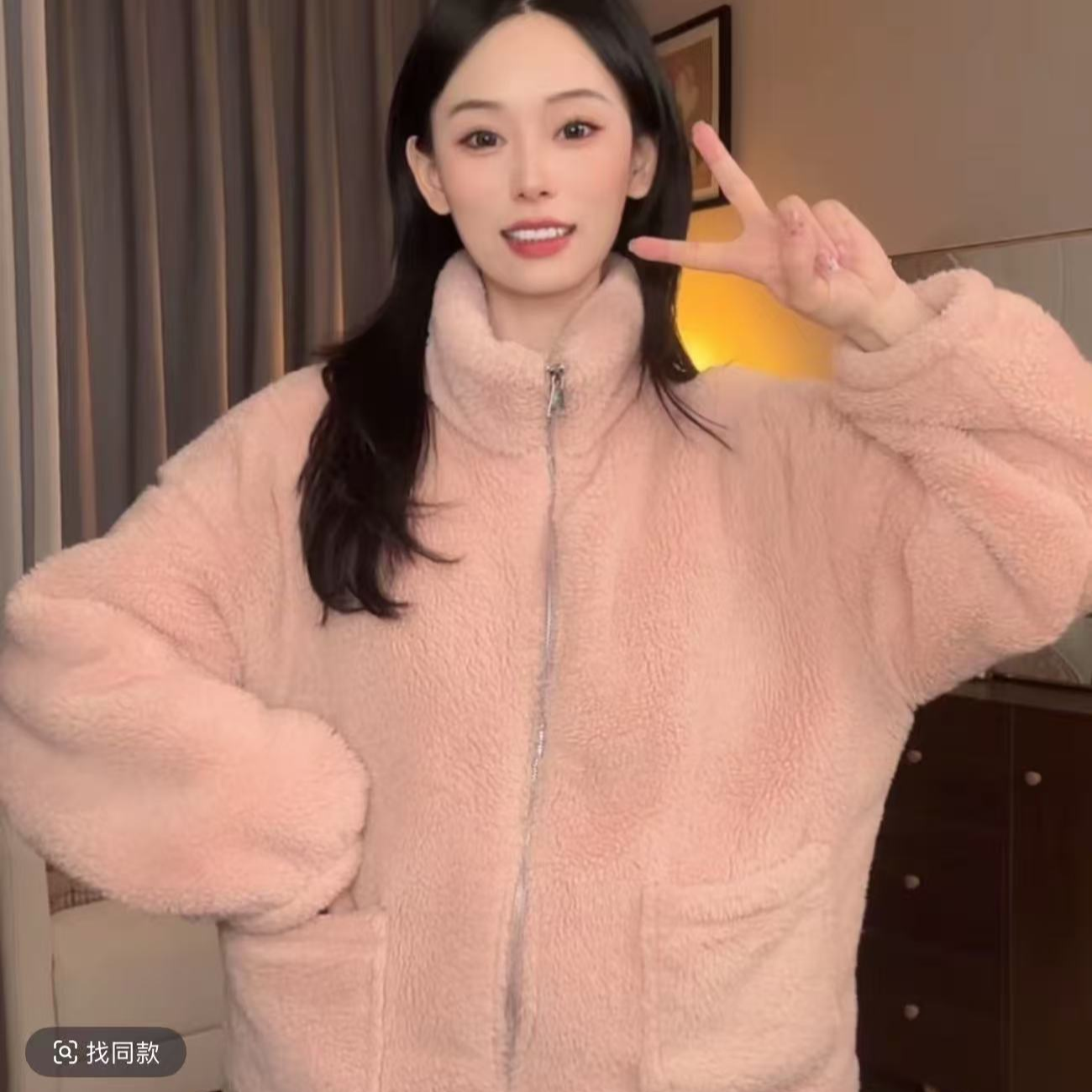 【秋冬新款】一整套新款时尚加绒保暖睡衣毛绒家居服秋女士套装