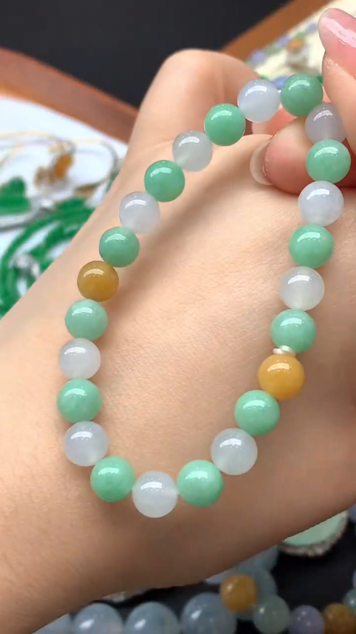 【闪购商品】翡翠手串未镶嵌212-天然翡翠