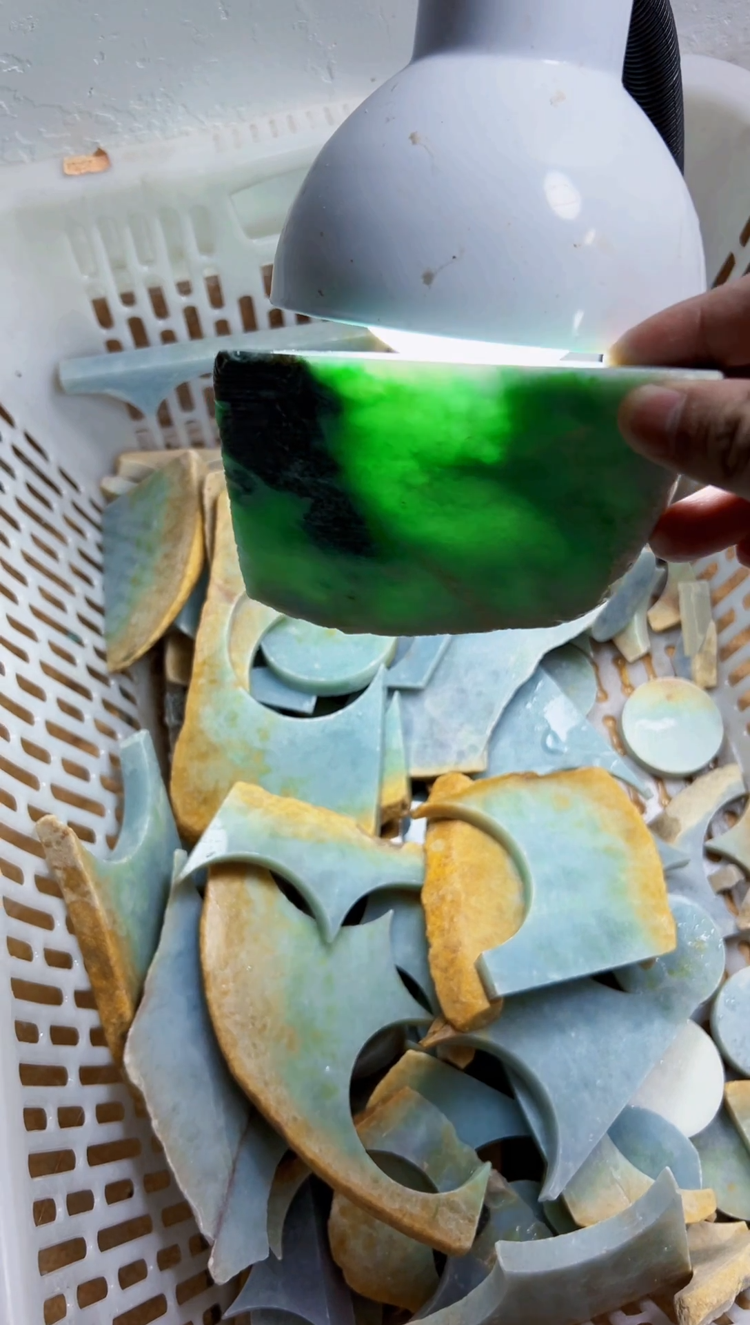 颈饰未镶嵌翡翠玩*纯天然缅甸A货翡翠