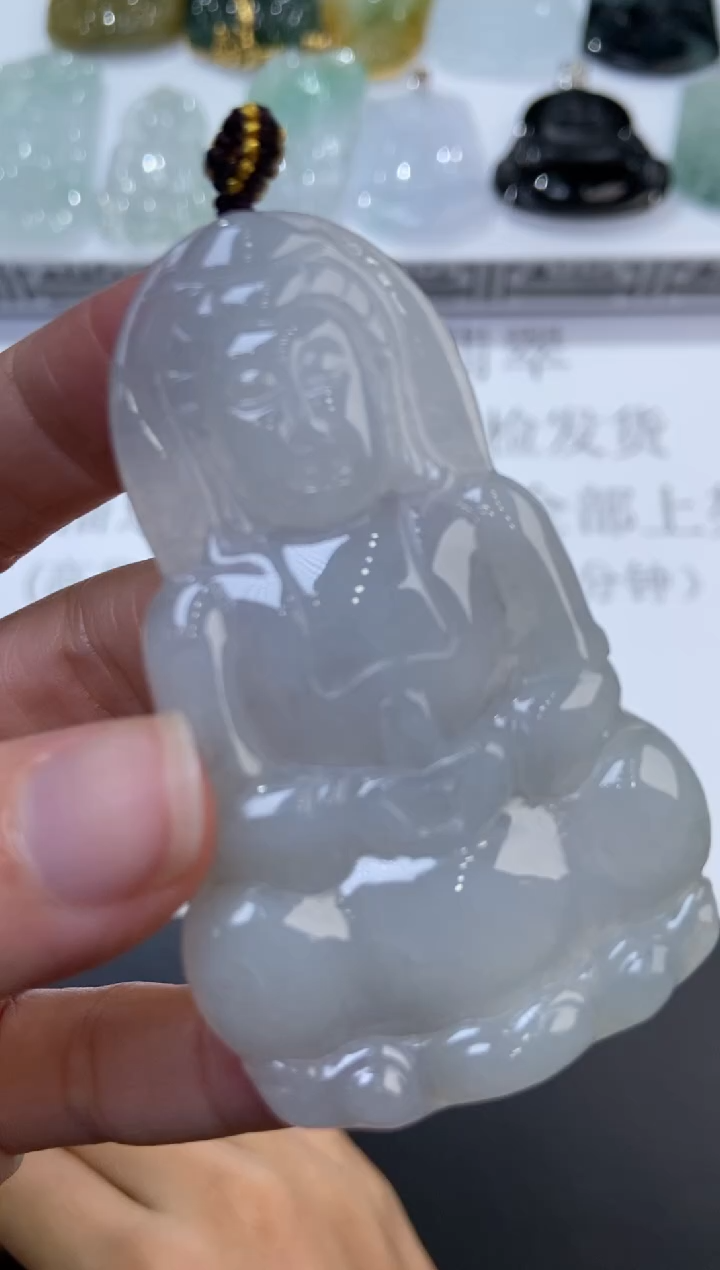 未镶嵌挂件翡翠356526  多人