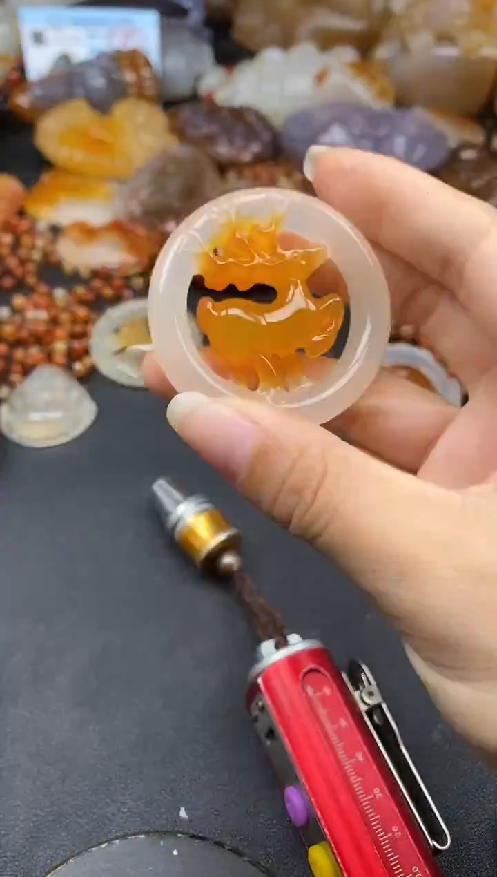 未镶嵌1玛瑙/玉髓方*晴ll