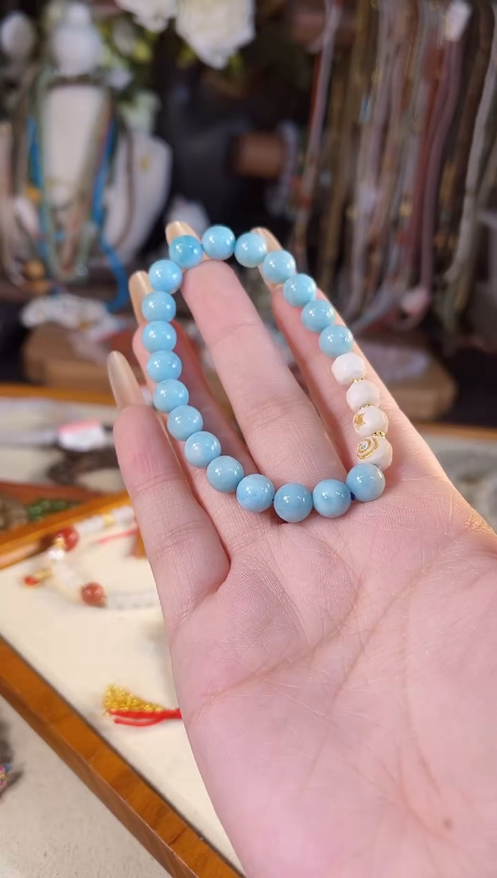 【闪购商品】针钠钙石（海纹石）手链未镶嵌多样性发货其一