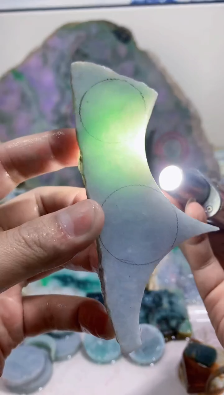 裸石翡翠0蒙0翡翠珠宝946