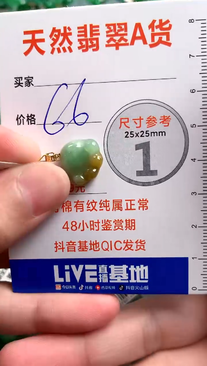 【闪购商品】翡翠颈饰18K金镶嵌13007781