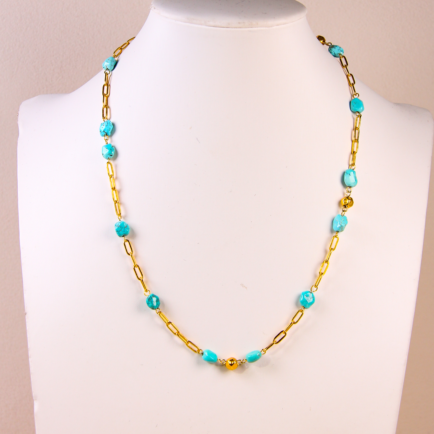 绿松石随型项链多样性发货一件LX06-16