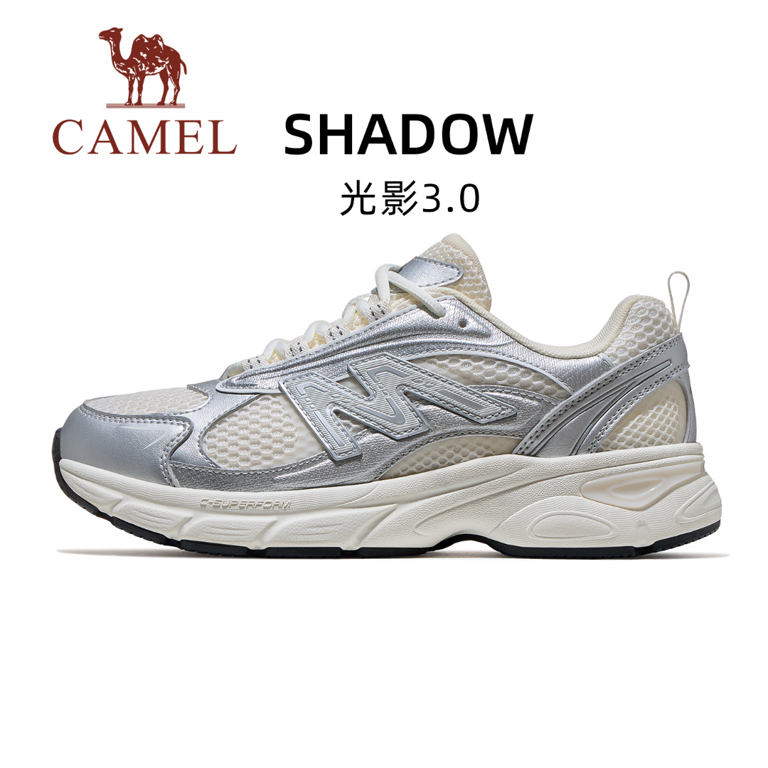 骆驼光影3代运动鞋2026新款女鞋慢跑鞋透气防滑缓震跑步鞋子女款