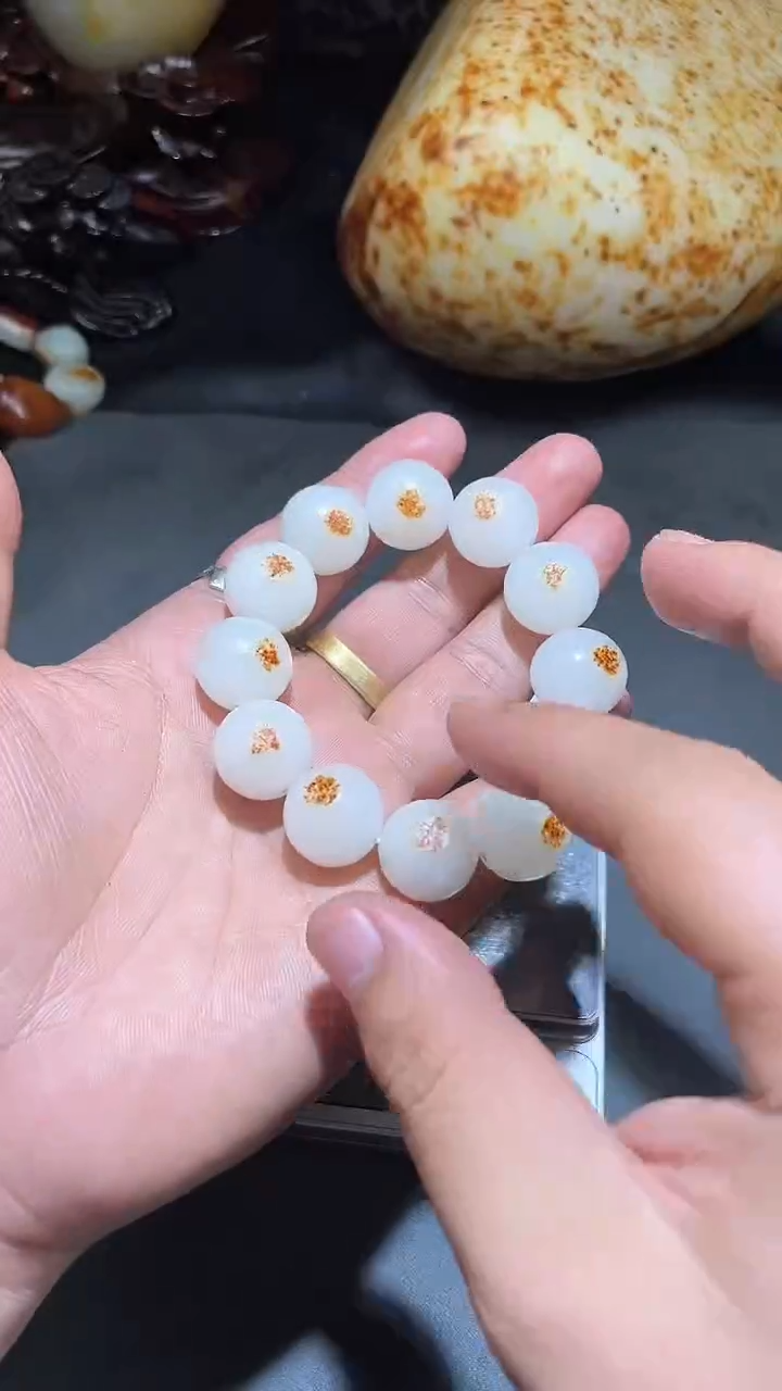 【闪购商品】和田玉手串未镶嵌YL-LL-1.26-64多样性发货