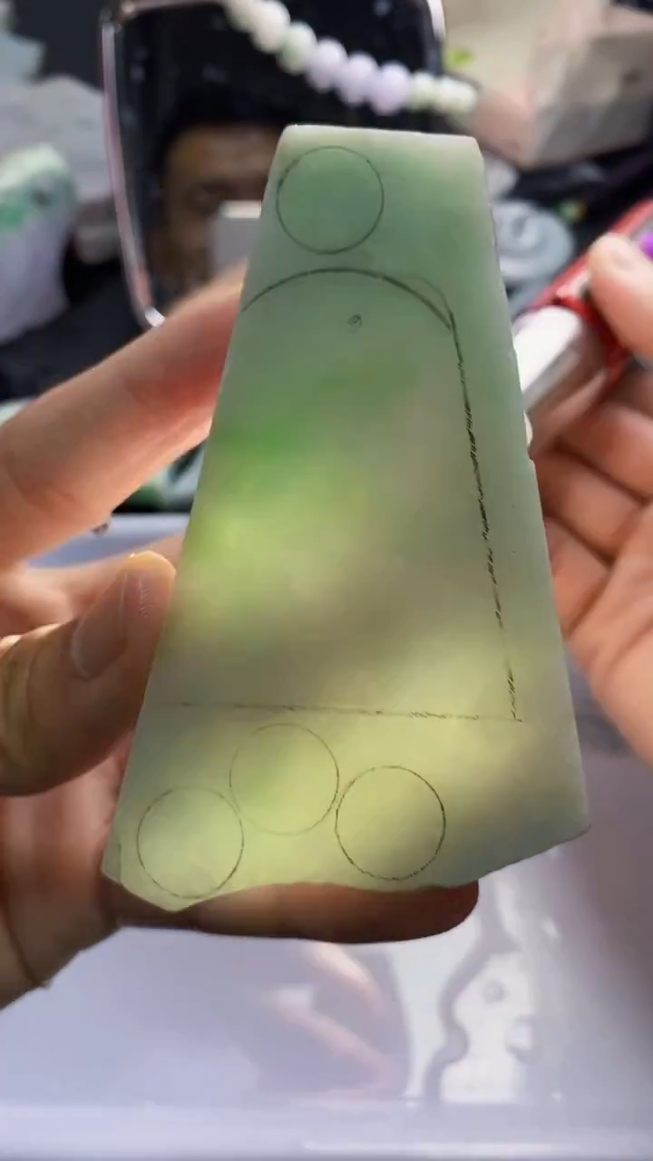 裸石翡翠天然缅甸A货【海】A011