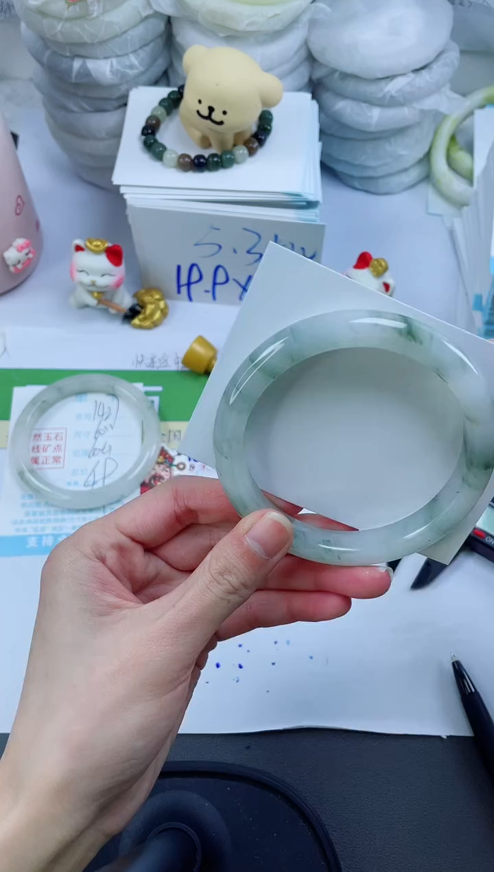 【闪购商品】石英质玉手镯未镶嵌1428-64