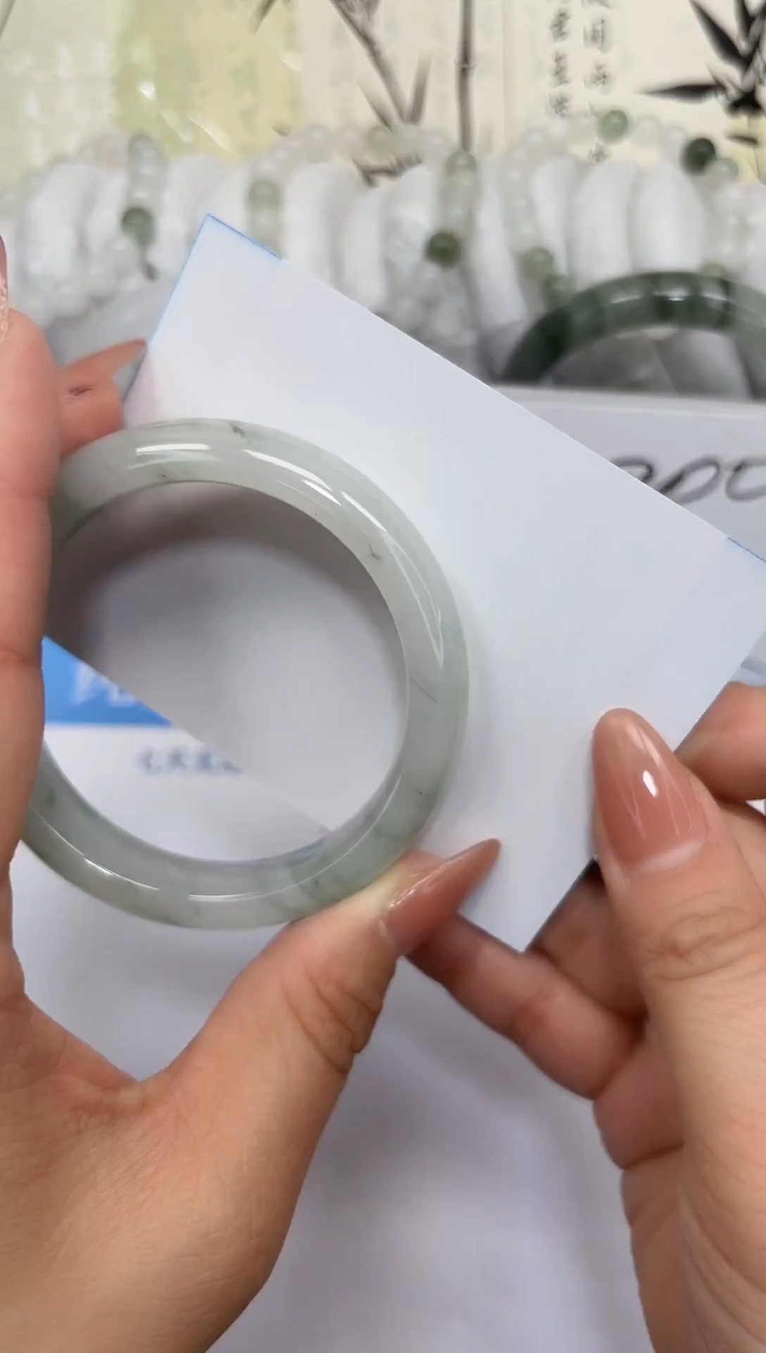 未镶嵌手镯石英质玉A171-54/55/56