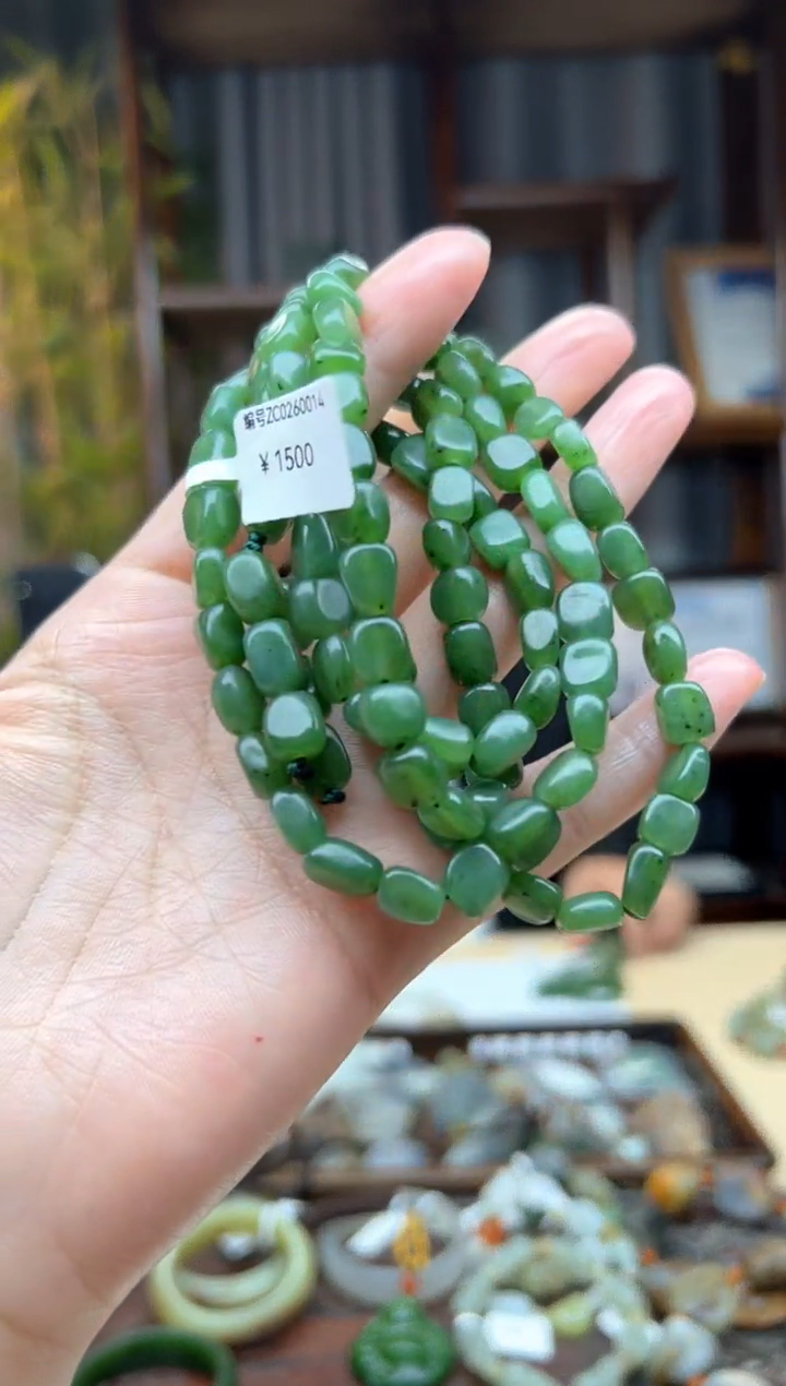【闪购商品】和田玉颈饰未镶嵌108串