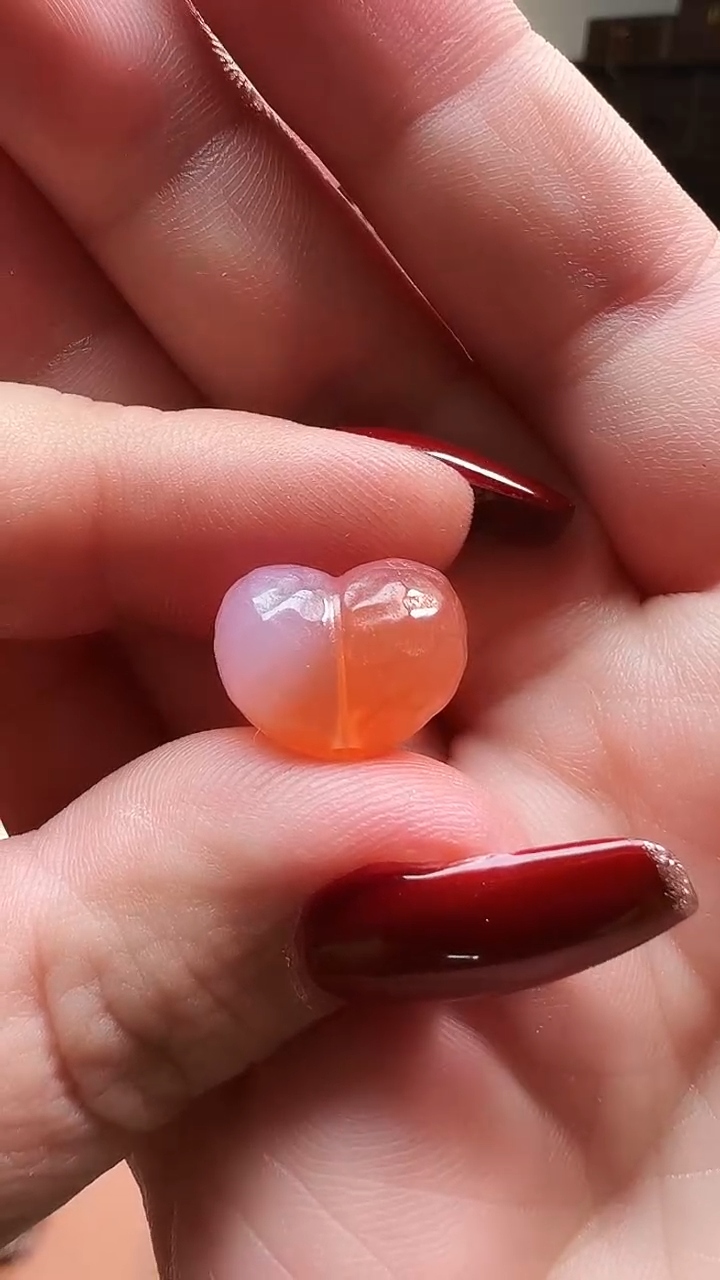 未镶嵌颈饰玛瑙/玉髓独*侠12*15*10mm左右糖果屁桃