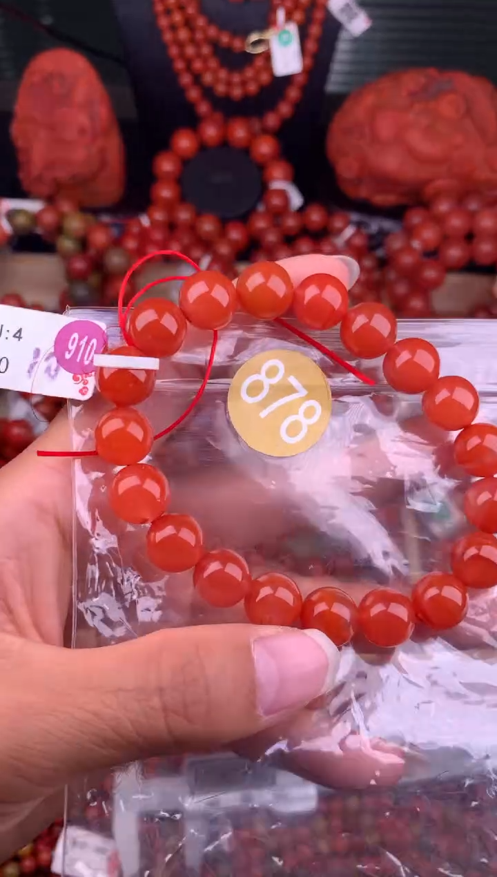 南红玛瑙未镶嵌珠宝奇石878-10