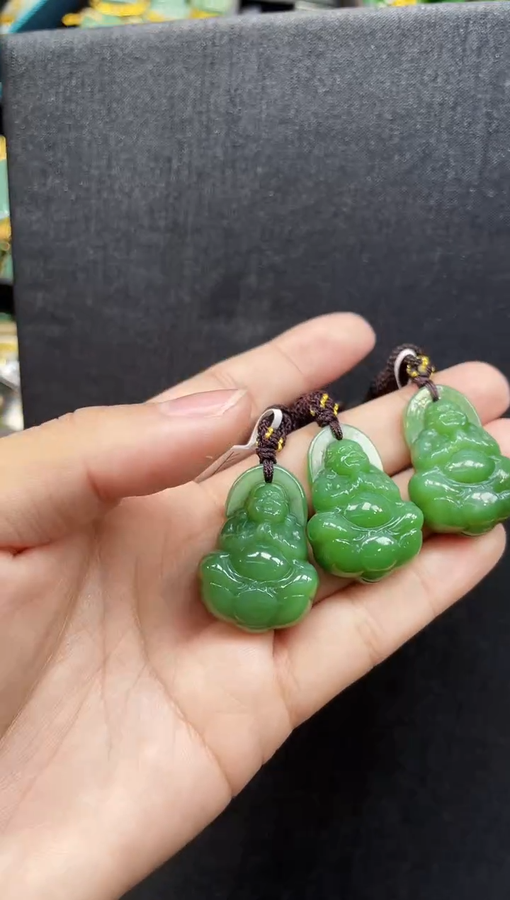 【闪购商品】和田玉吊坠未镶嵌35MM 多样性发一