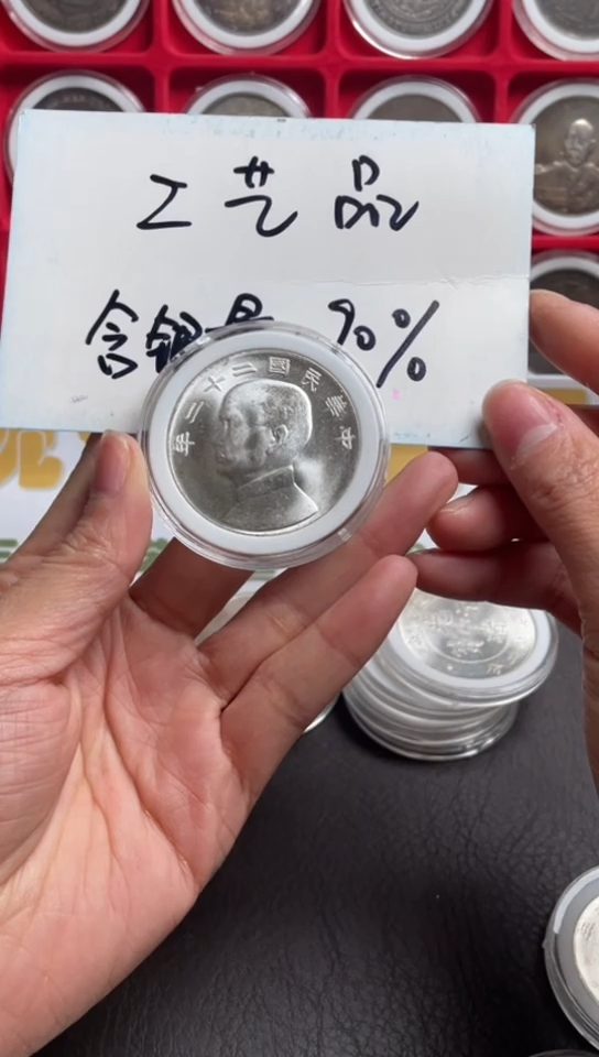 【闪购商品】银Ag900现代工艺品银元学习币003