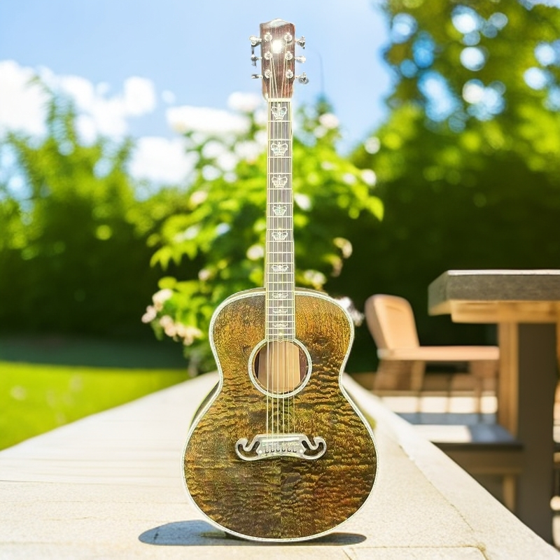 阿斯马丁全球沙专业级手工全单民谣木吉他 40寸适合弹唱指弹