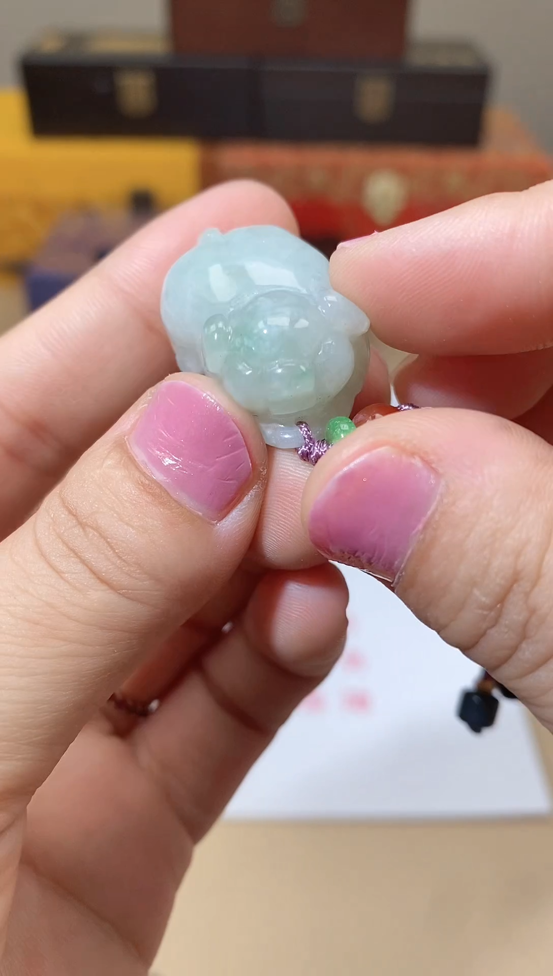 【闪购商品】翡翠颈饰合金天然A货翡翠
