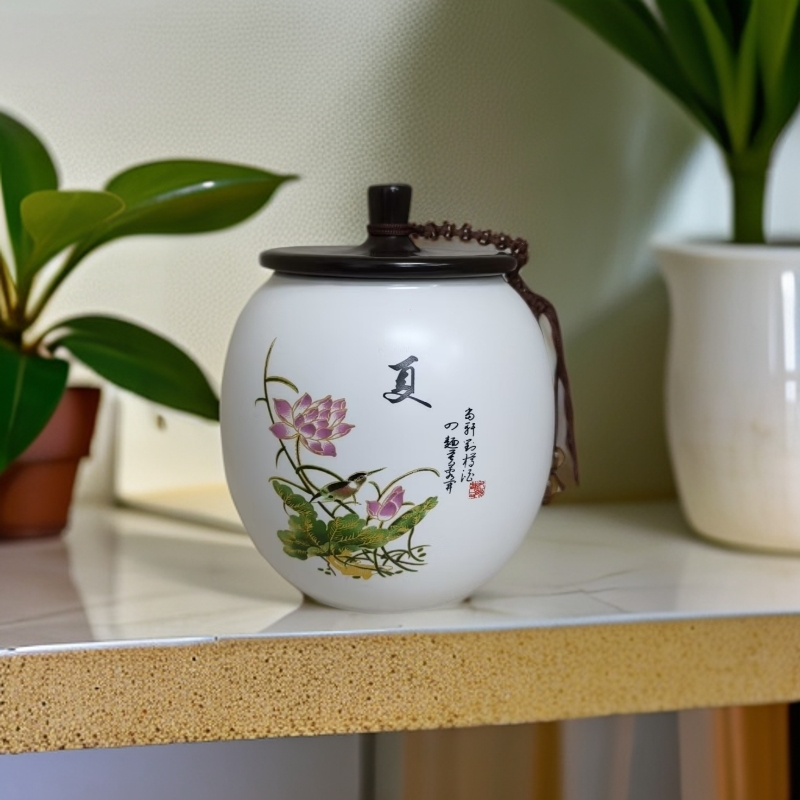 鑫哥宠粉福利/夏茶叶罐陶瓷/A00287