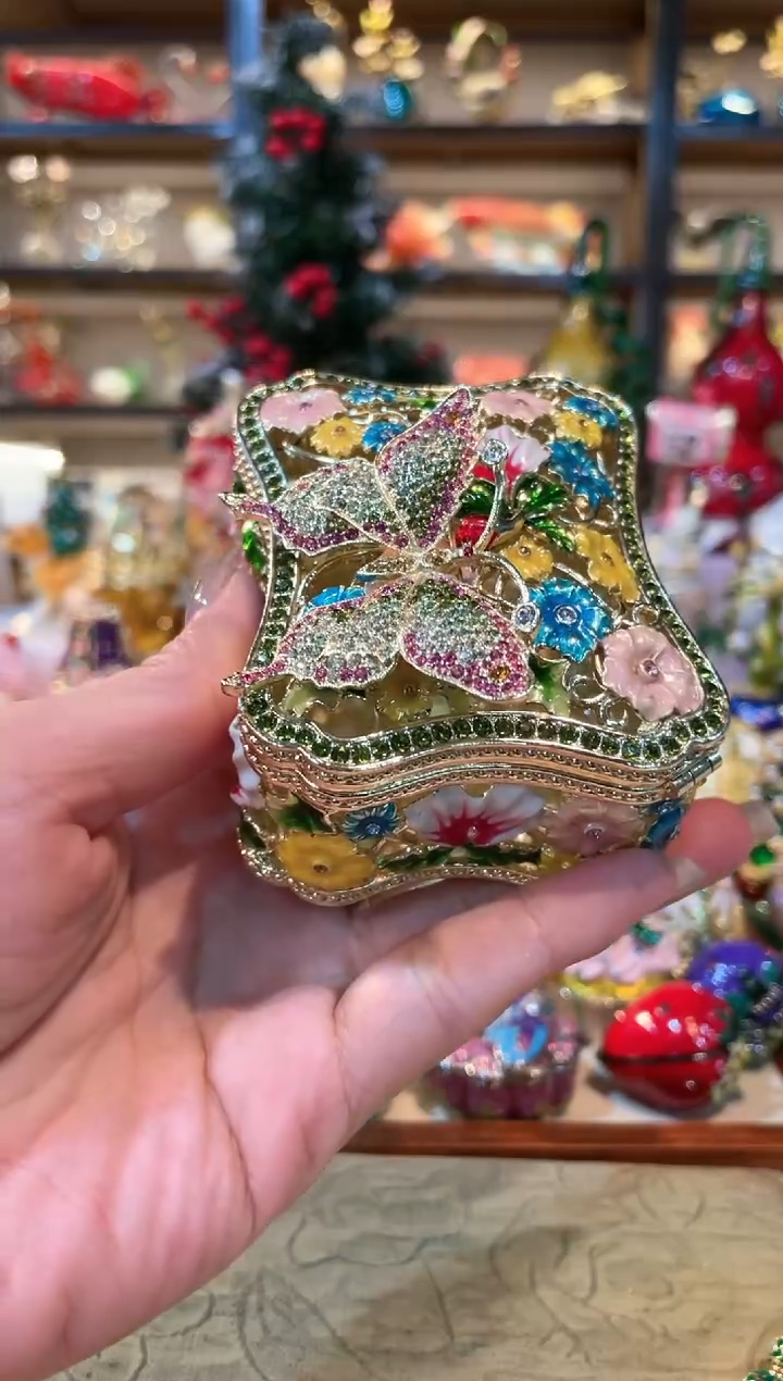 【闪购商品】 珐琅彩精致首饰盒