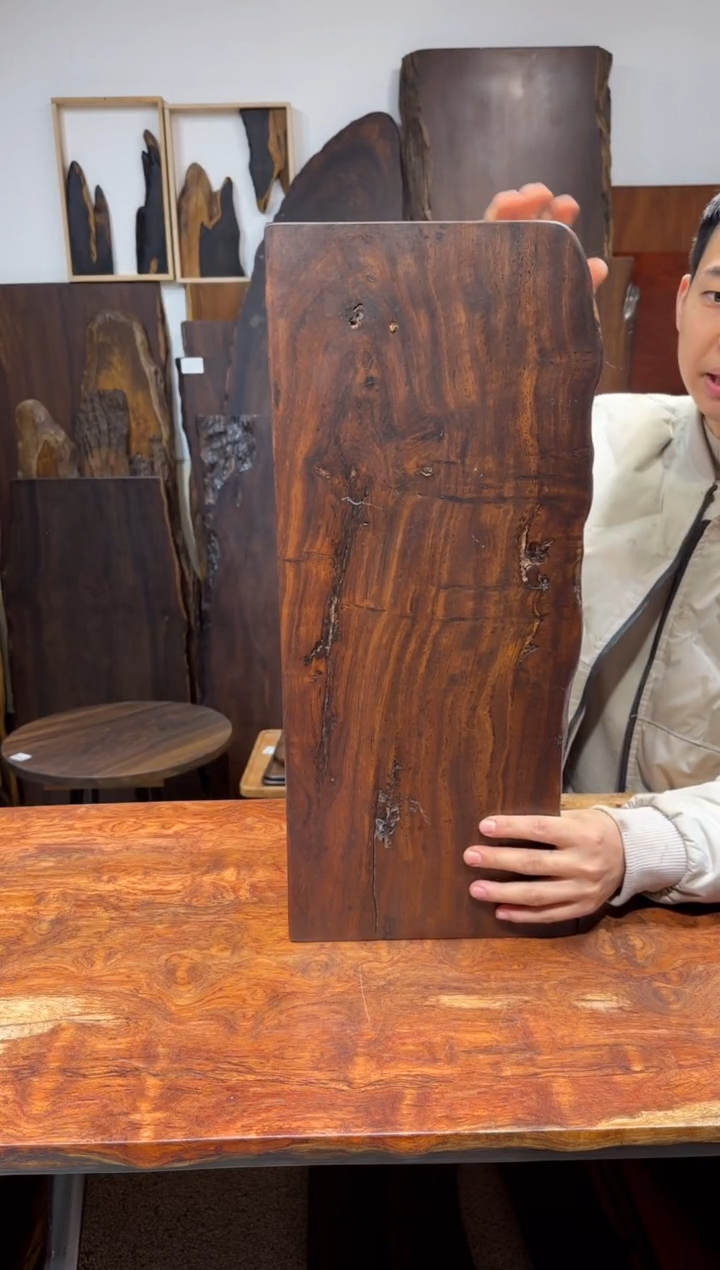 风车木（黑檀木）尺寸58*25*2.5编号500