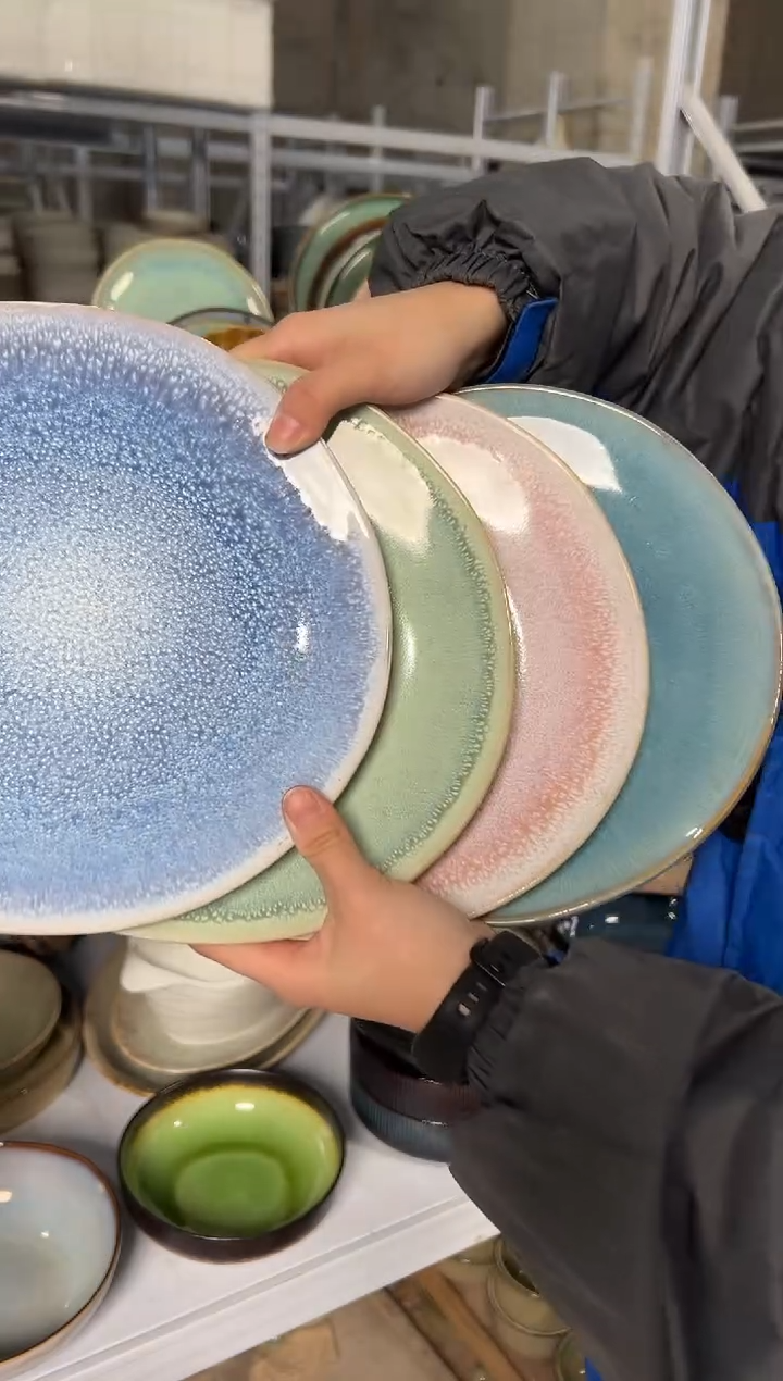 陶瓷外贸尾货瑕疵满20包邮X4 中盘组合