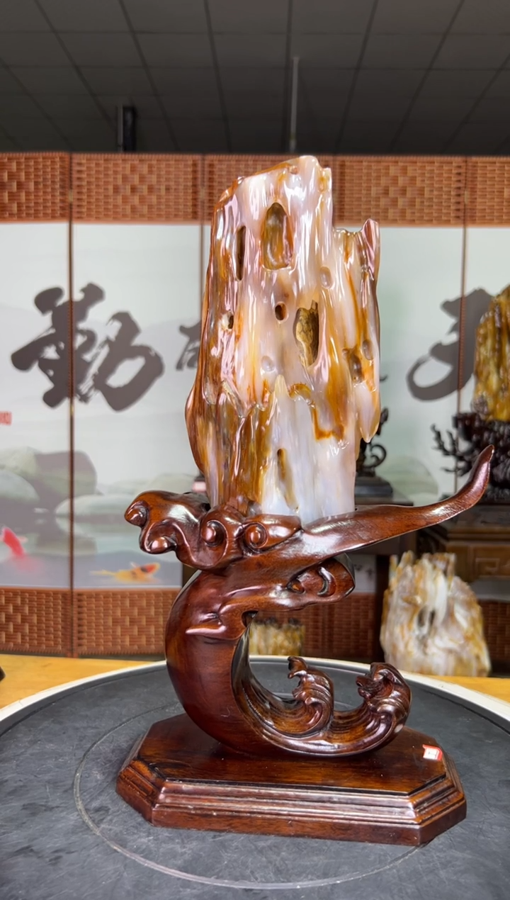 未镶嵌珠宝奇石硅化玉7
