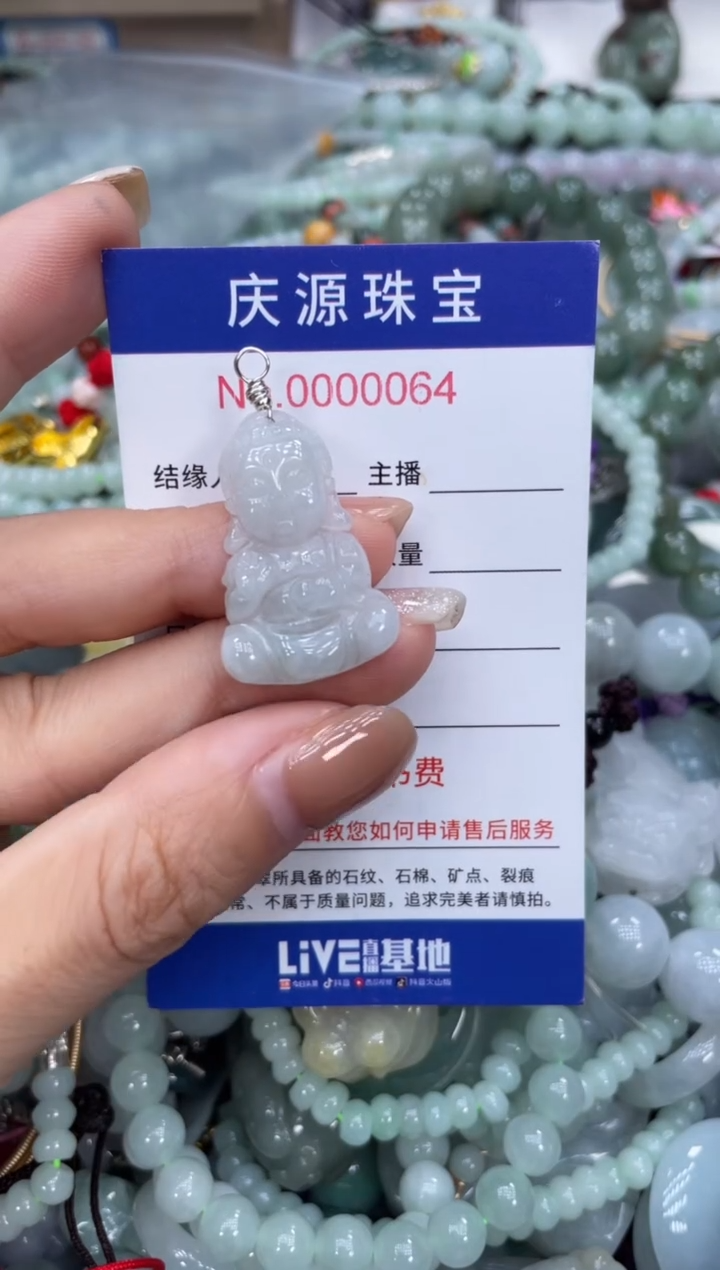 翡翠未镶嵌颈饰294