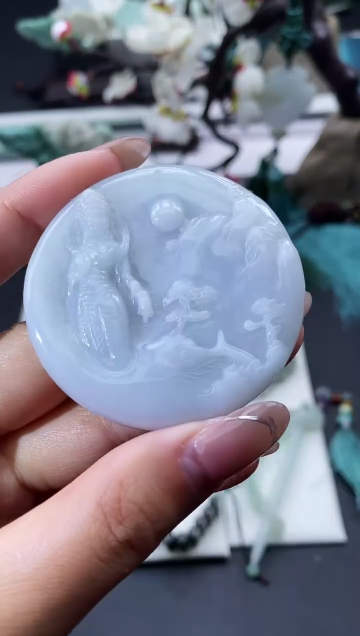 【闪购商品】翡翠颈饰未镶嵌天然缅甸翡翠A货