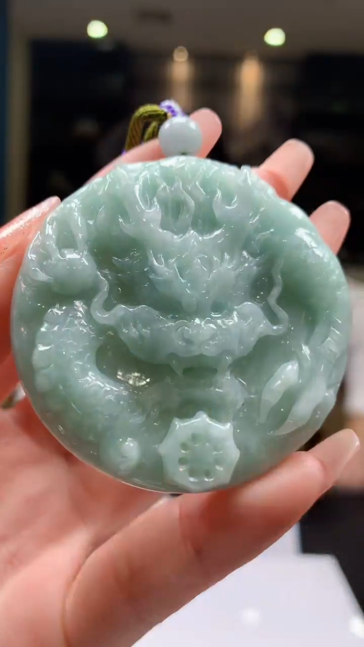 【闪购商品】定制翡翠未镶嵌1074-毛货挂件15