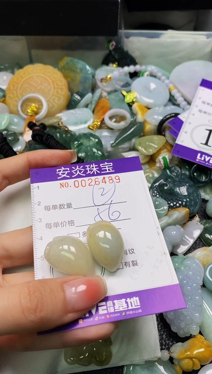 颈饰未镶嵌翡翠D****?闪购0026489