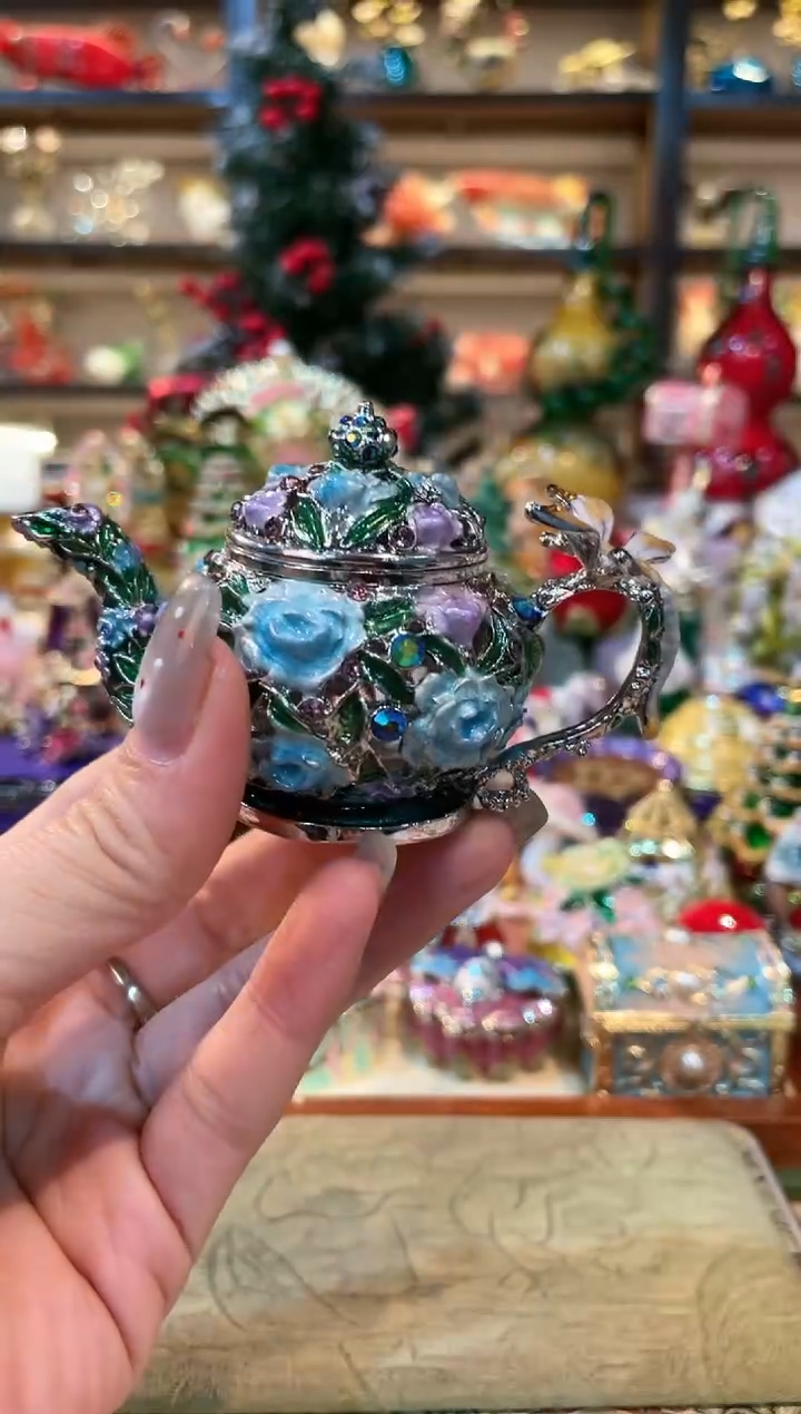 【闪购商品】 珐琅彩精致首饰盒