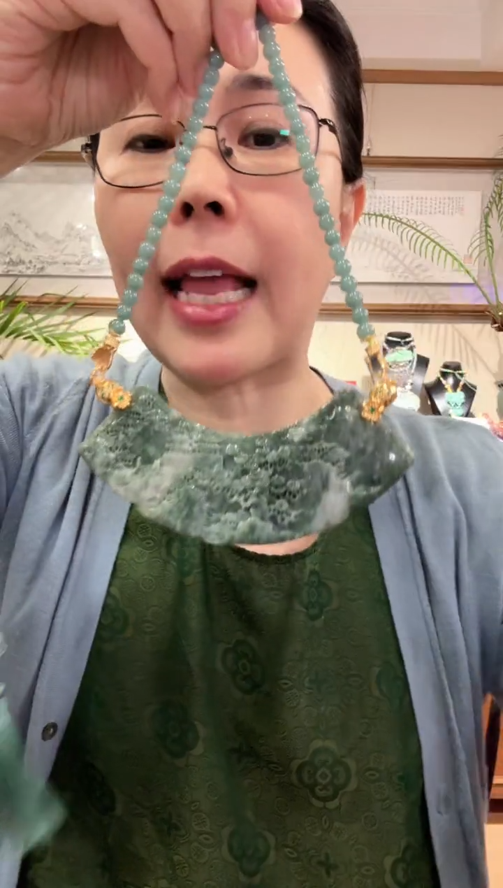 【闪购商品】翡翠颈饰未镶嵌国风