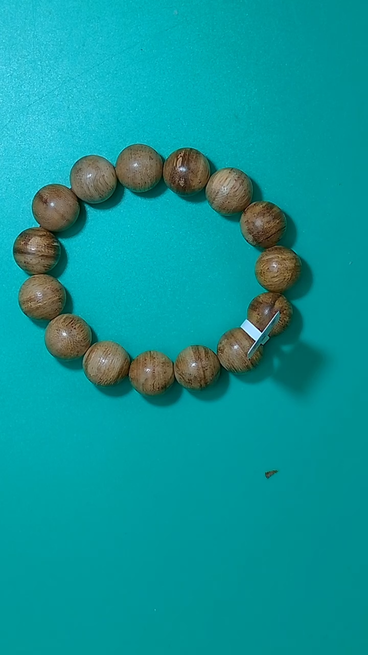 【闪购商品】沉香手串海南黑油格单圈14mm0047