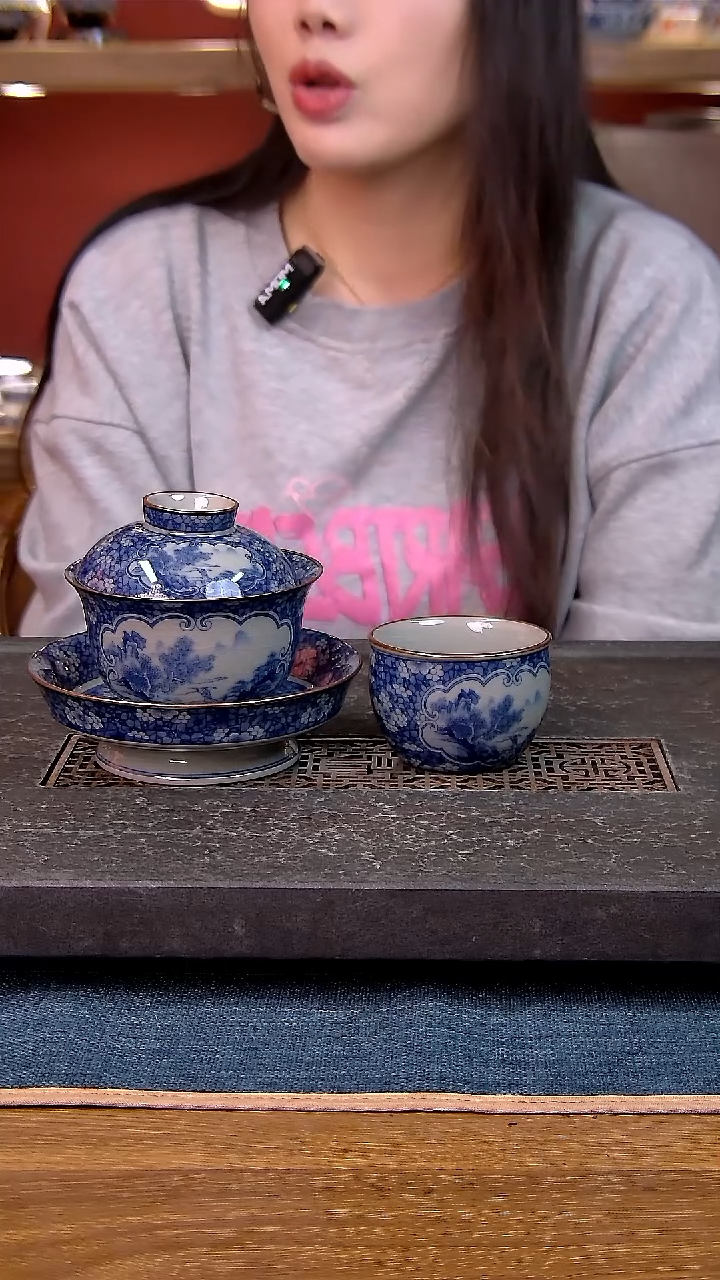 简装家用款2件套 老陶泥开片纹陶瓷茶具