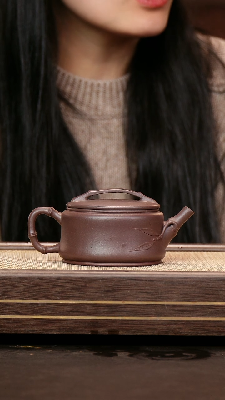 茶壶紫砂四号井底槽清 竹节汉瓦