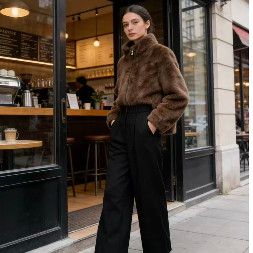 北极貂不掉毛保暖防风