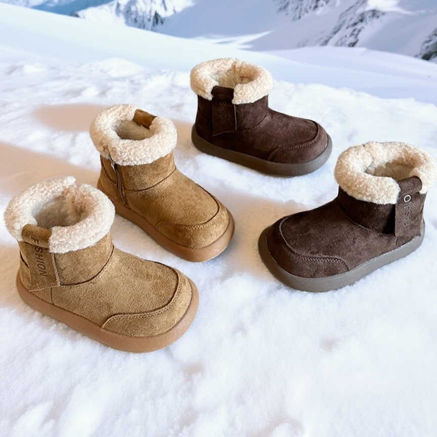【爆款亲肤羊羔绒】经典小土豆儿童加厚绒靴亲子款雪地靴 9697 QZZC