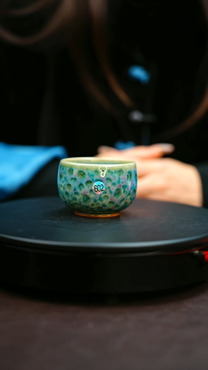602#原矿钧瓷炉钧釉主人杯