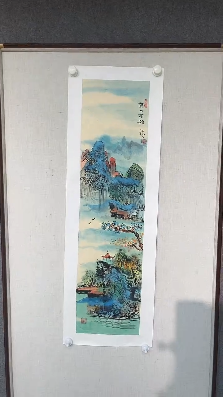 国画黄德中老师100*25