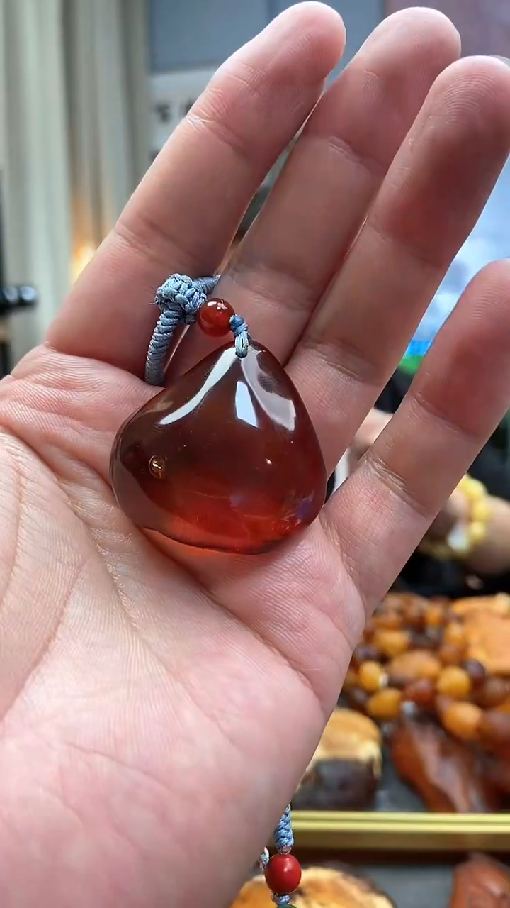 【闪购商品】琥珀颈饰未镶嵌吊坠