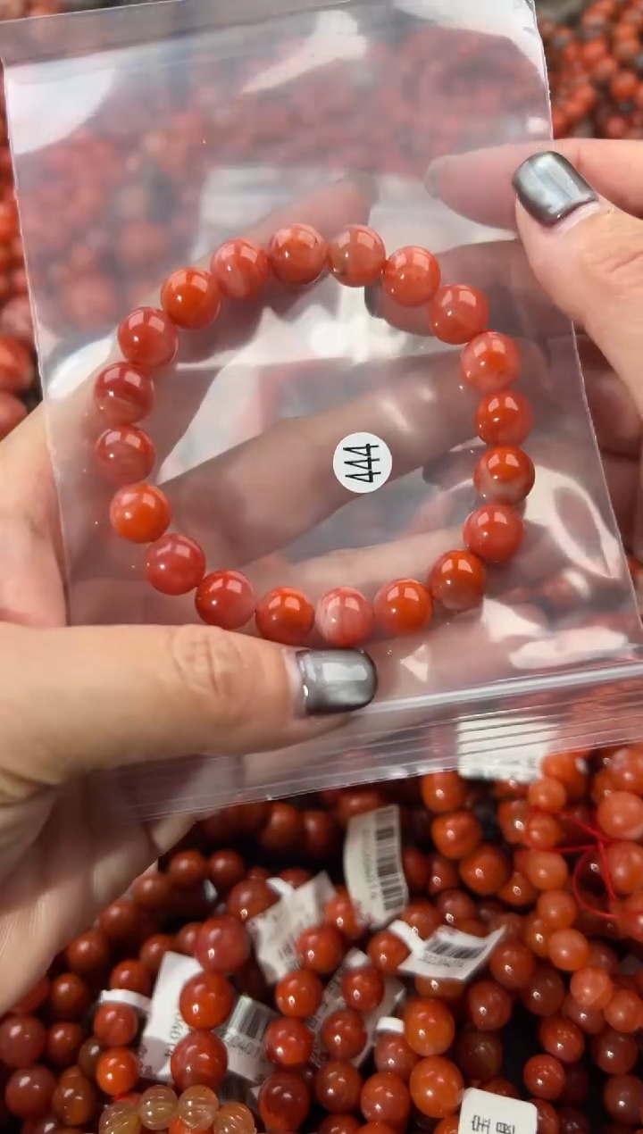 未镶嵌手串南红玛瑙9+