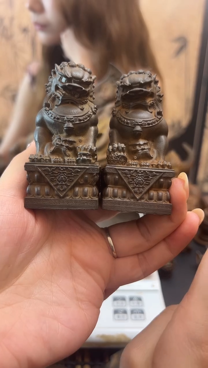 铁创意国潮家居摆件-京狮8.5厘米