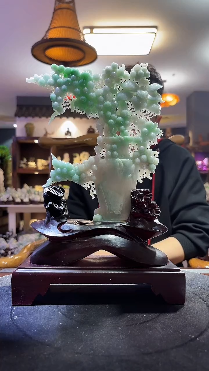 【闪购商品】定制翡翠未镶嵌F/0219/Y/花