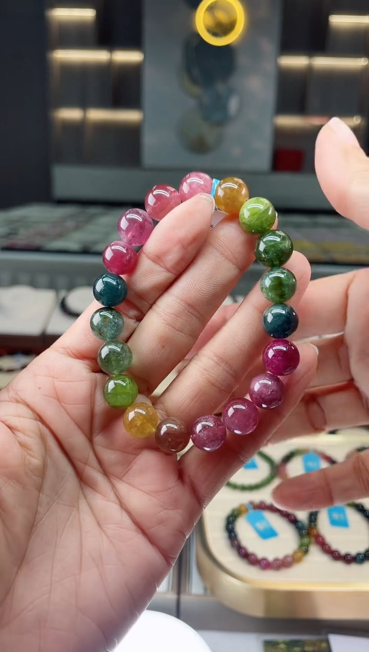 【闪购商品】碧玺单圈手串未镶嵌（多样性发一条）Q