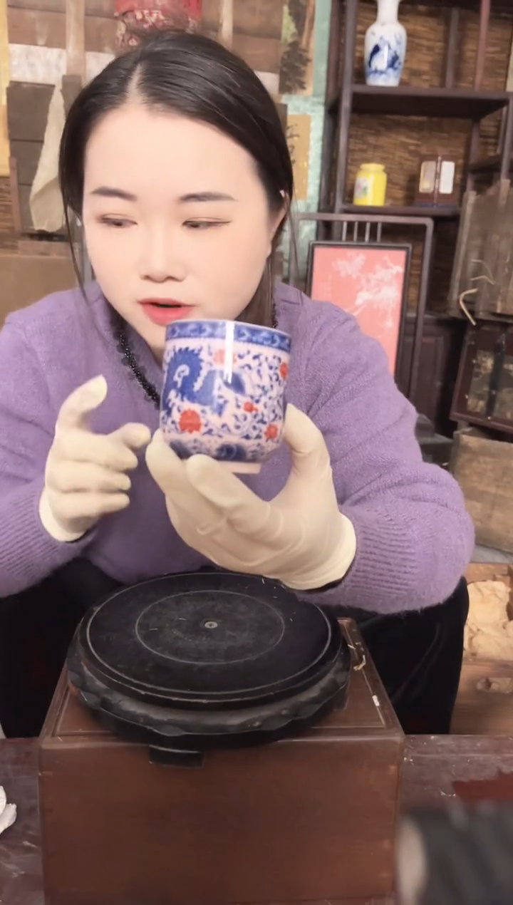 陶景德镇陶瓷摆件J874