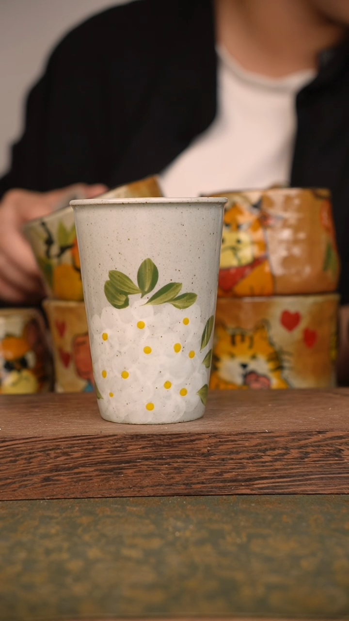 摆件泥垚手作 景德镇手工手绘器物